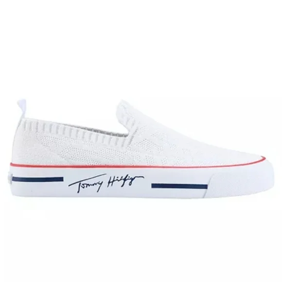 Tommy Hilfiger Gilrey Slip-on Sneakers White -5.5 - Picture 2 of 9